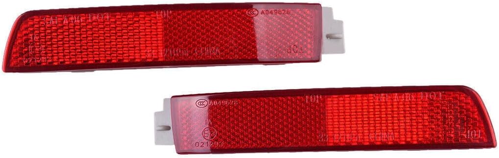 ya 4 8.10 One pair of bumper reflectors rear brake lights fits for Nissan Sentra 2015 2016 2017 