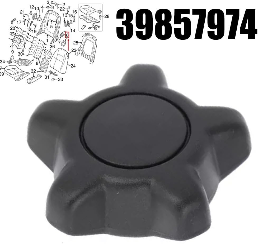 ya 4 8.8.2 Front for SEATing Adjustment Knob for for Volvo Vehicles C30 and C70 for Model Year 2006