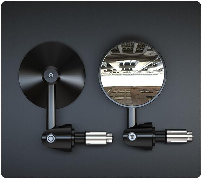 ya 4 8.8 1 pair of 7/8 inch 22mm adjustable motorcycle aluminum rearview handle rod end mirrors