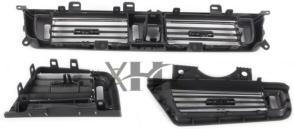 ya 10 9.16 baidi 3pcs Front Console Grill Dash AC Air Outlet Vent Fit for BMW 5 Series