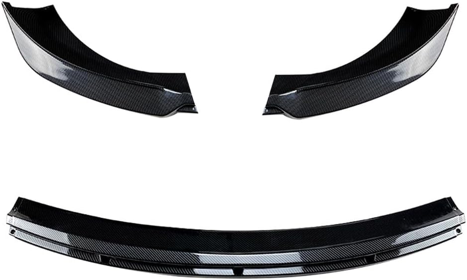 ya 2 8.15 Front Bumper Lip Chin Spoiler Splitter Carbon Fiber Fit for Tesla for Model 3 2017-2021