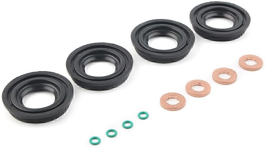 ya 12 10.8 zhengce Fuel Injector Seal Kit Washer OringFit for Ford Transist MK7 for Land Rover Defemder