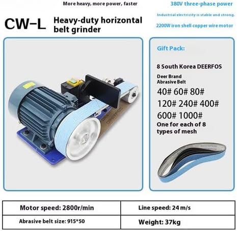 ya 14 9.20 zhengce Belt Sander Metal Grinder Electric Small Sanding and Polishing Machine Vert-19