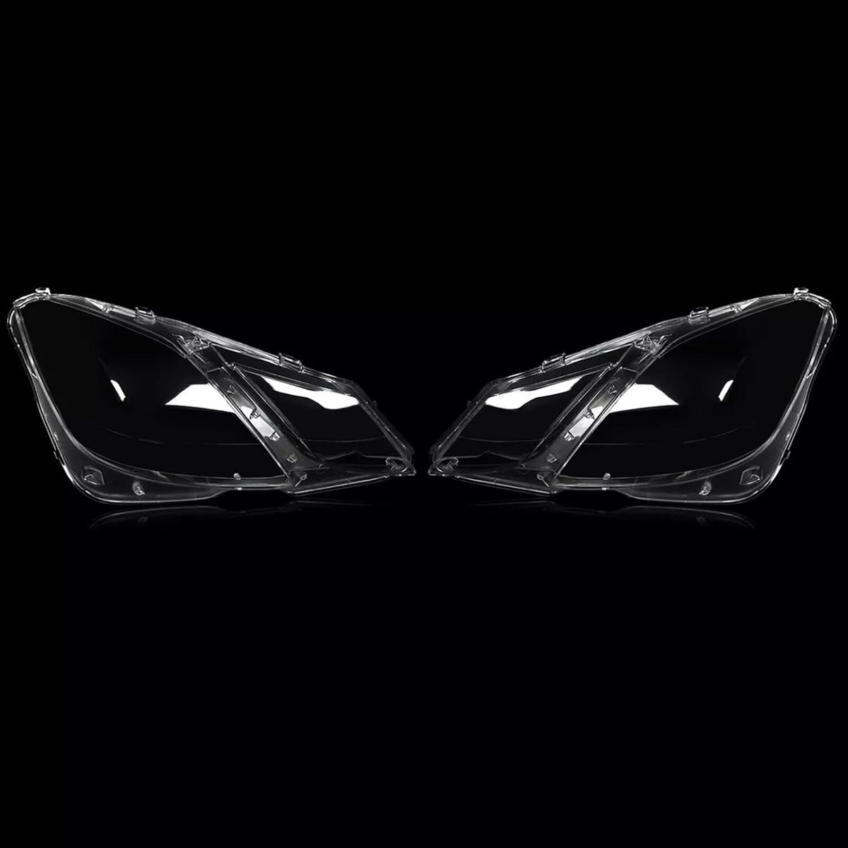 ya 10 9.16 zhengce Front Headlight Diffuser Lens Cover For Benz W207 C207 E-Coupe 2010-13 L+R