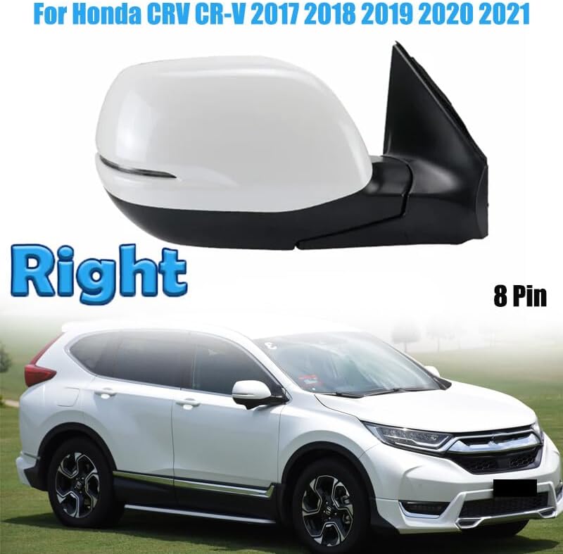 ya 11 9.14 baidiRight Electric Folding Heated Side Door View Mirror 8Pin for Honda CRV 2017-2021