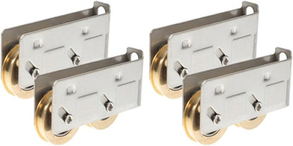 ya 26 10.21 baidi 2 Pieces Sliding Copper Wheel Travel Patio Door Roller Replacement Rollers
