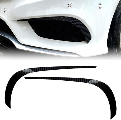 ya 4 8.24 baidi Carbon fiber Lip Splitter Spoiler Fit for Mercedes-Benz E-Class W212 Facelift 13-15