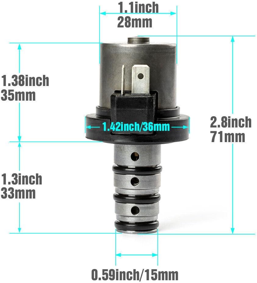 ya 10 9.16 baidi 5-piece transmission shift solenoid valve for Mitsubishi F5A51 V4A51 R4A51 F4A41 MD758981-