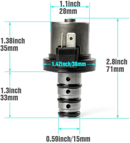 ya 10 9.16 baidi 5-piece transmission shift solenoid valve for Mitsubishi F5A51 V4A51 R4A51 F4A41 MD758981-