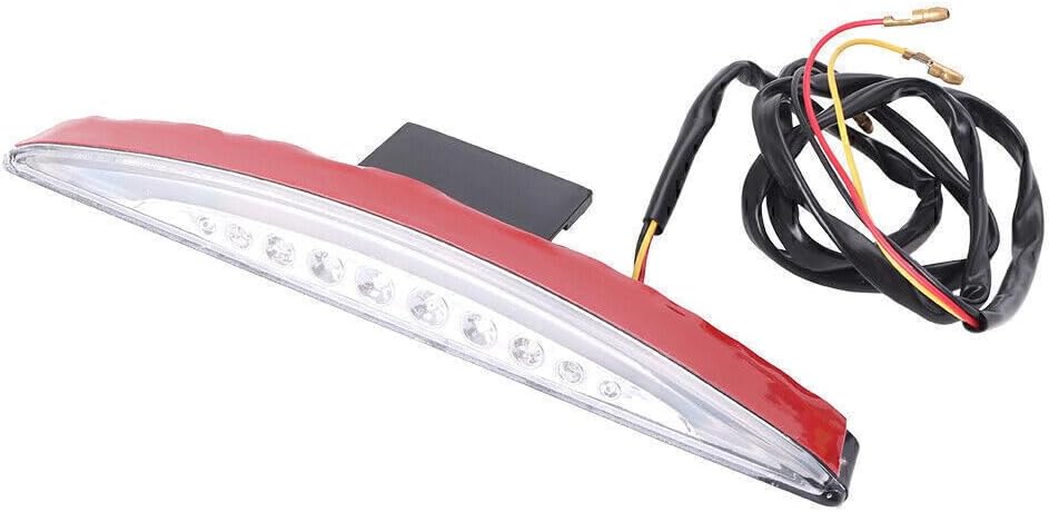 ya 10 9.16 zhengce LED Rear Tail Brake Stop Light Fit 2010 Harley Dyna Fat Bob CVO FXDFSE2 Red