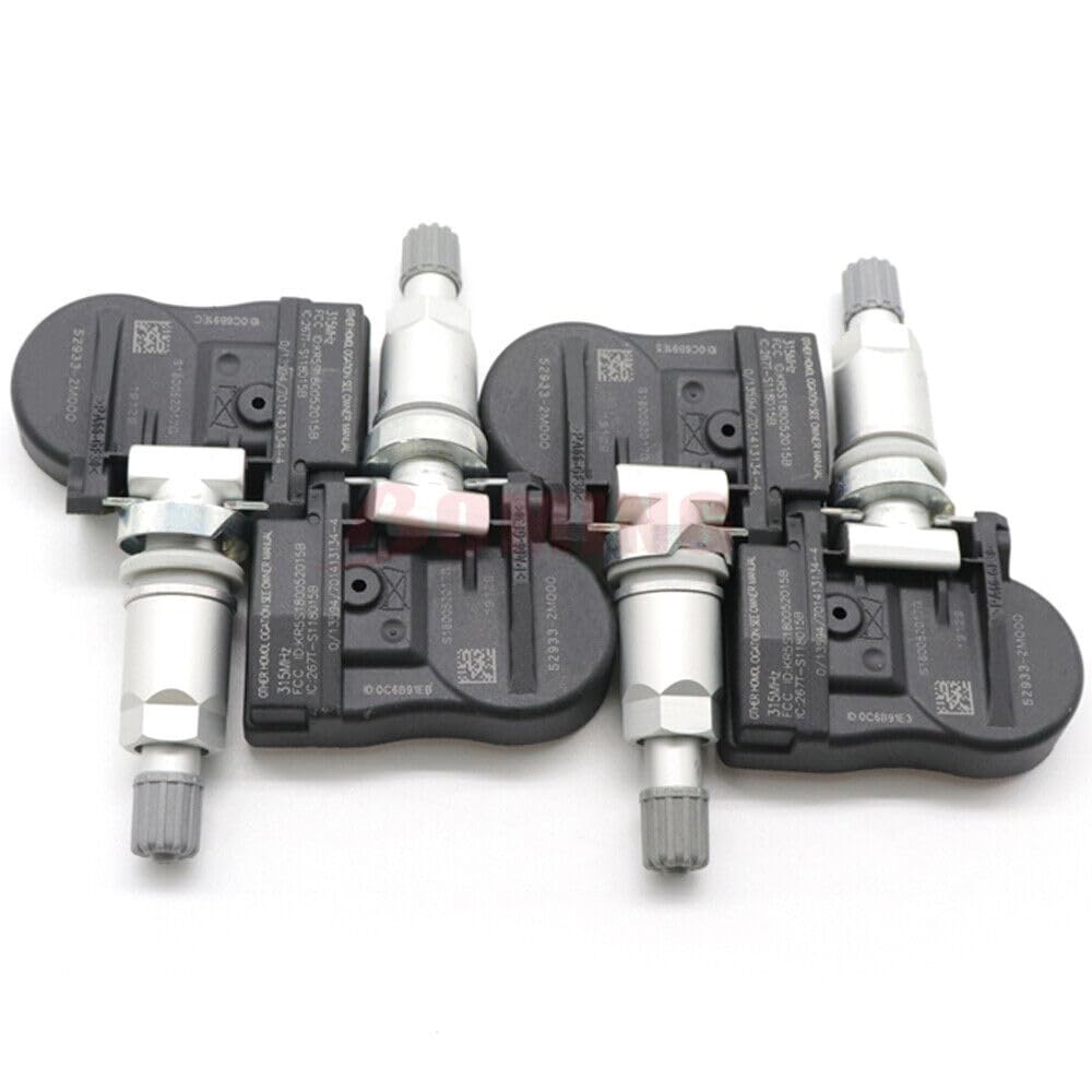 ya 3 8.24 baidi 4pcs TPMS 52933-2M000 Tire Pressure Sensor for Hyundai Accent for Kia Forte 315MHz