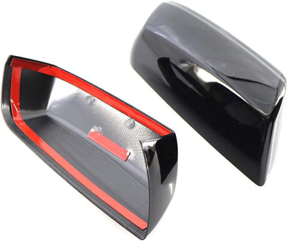 ya 11 9.14 baidi2x Gloss Black Mirror Covers Overlays Trims for Chevrolet Impala 2014-2020