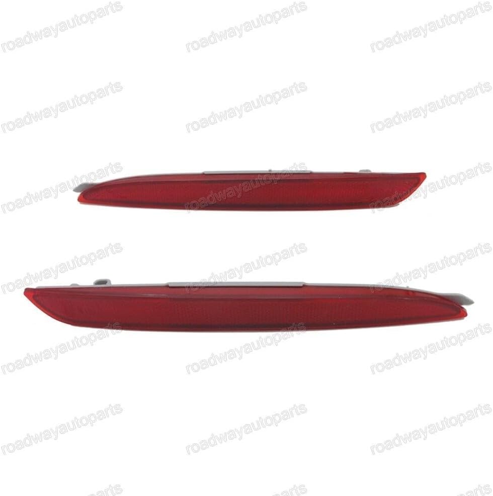 ya 4 8.24 baidi Rear Bumper Reflector Reflex Lights Lamps for Mazda 3 2008-2012 Left & Right 2Pc