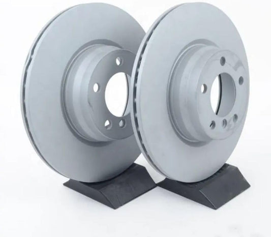 ya 4 8.8.2 Bison Performance Pair Front Drilled Coat 330mm Brake Rotors for BMW
