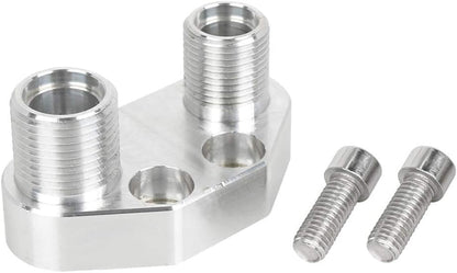 ya 12 10.8 baidi AC Compressor Adapter Fitting for Sanden SD7B10 7176 Aluminum Alloy Silver Tone