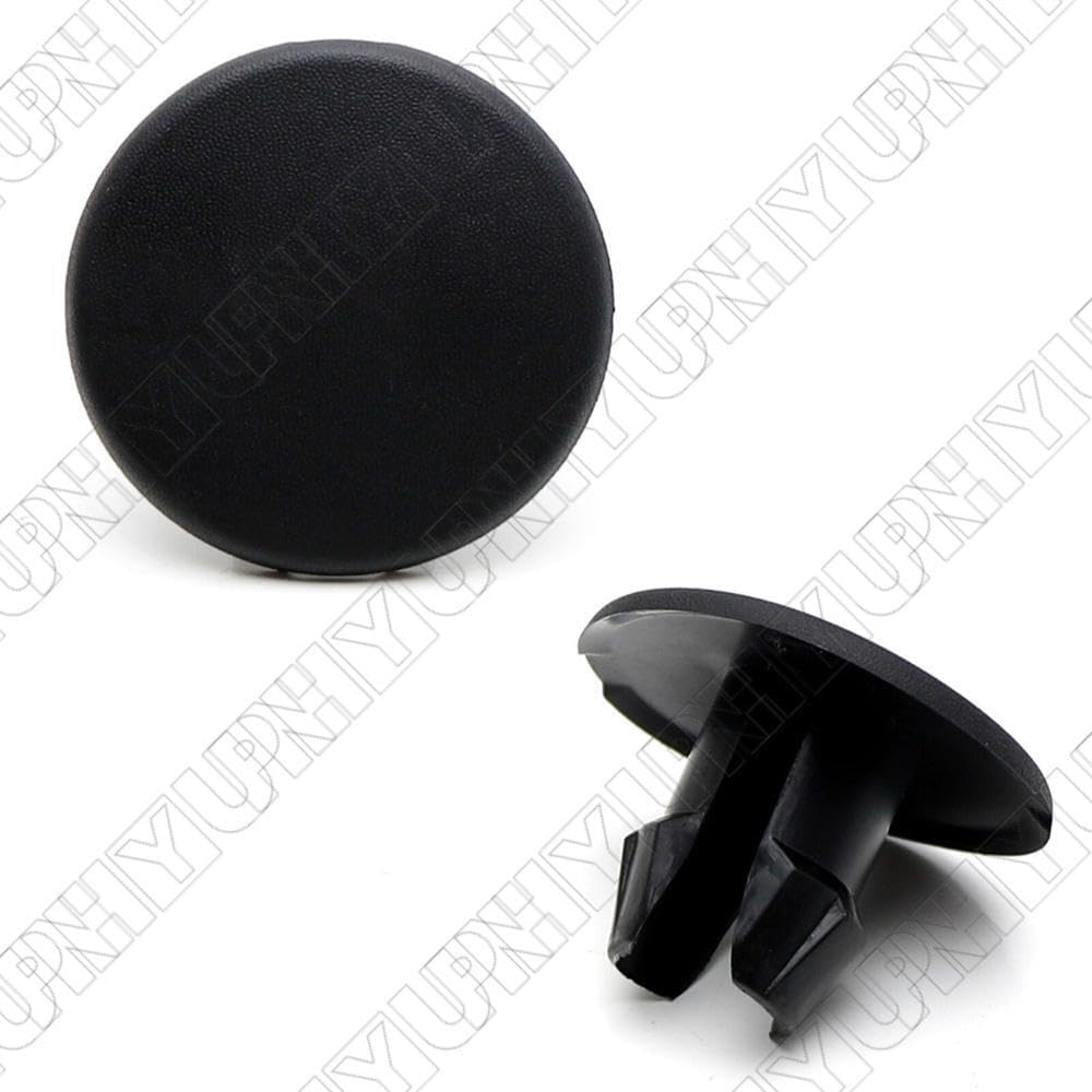 ya 5 8.10 for Ford F150 F250 F350 F550 Rear Bumper Step Pad Round Plug Cover Black 17D754