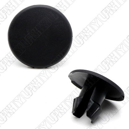 ya 5 8.10 for Ford F150 F250 F350 F550 Rear Bumper Step Pad Round Plug Cover Black 17D754