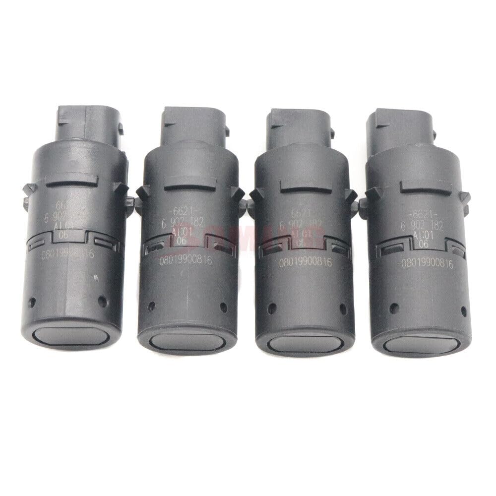 ya 2 8.15 4pcs Parking Sensor PDC Sensor Rear 66216902182 Black for BMW E38 E39 E53 X5