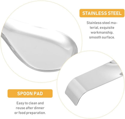 ya 26 10.21 baidi Stainless Steel Pad Spoon Restspoon Anti-scalding Holder Support Rack