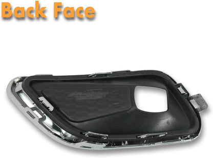 ya 11 9.14 zhengce Right Chrome Trim Bumper Fog Light Cover Bezel Fit for Jeep Cherokee 2019-2