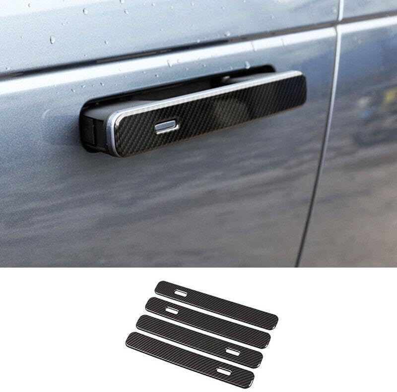ya 2 8.15 for Range Rover Velar 18-2022 Carbon Fiber Outer Door Handle Cover F for Ram e 