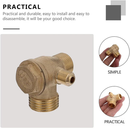 ya 6 8.14 Pressure Copper One-way Valve for Air Compressor Non-return