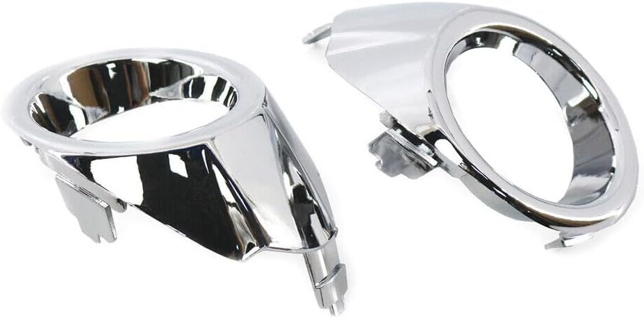 ya 4 8.10 1 Pair Chrome Fog Light Lamp F for Rame Surround Cover Trim for Ford Fiesta 2008-2012