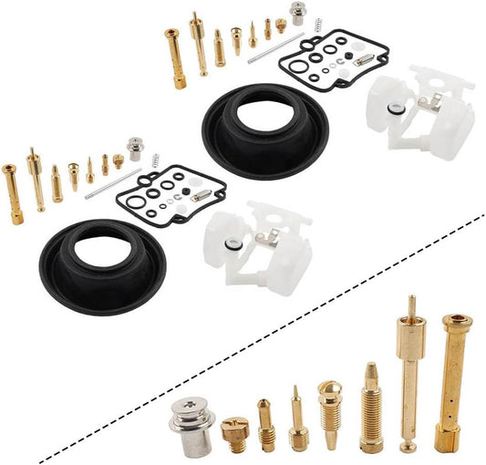 ya 2 8.15 2x Carburetor Repair Kit Carb Float Diaphragm Set For BST 33 for BMW F650