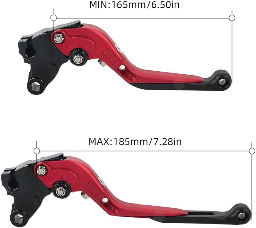 ya 4 8.14 Adjustable Extendable Clutch Brake Levers for CFMOTO 450 SRS SS NK CLC 2023-2024