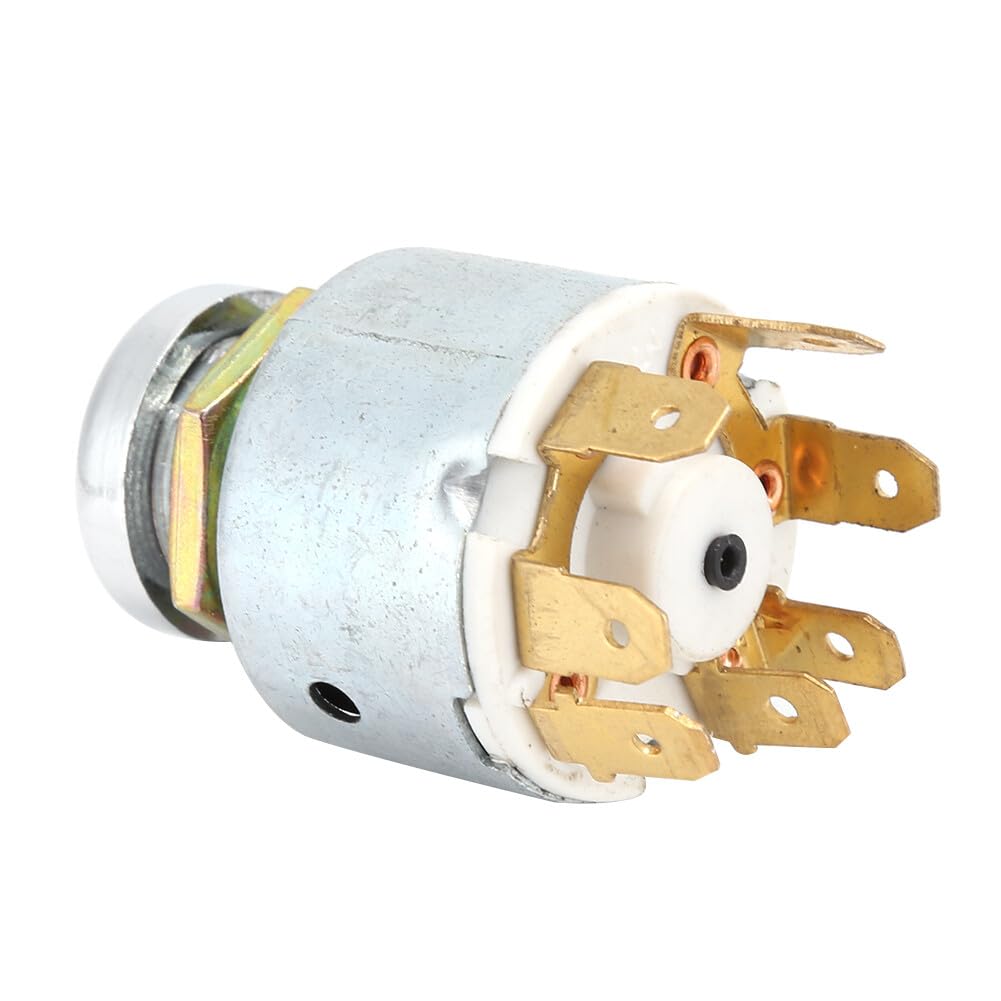 ya 5 8.10 12V Ignition Switch with 2 Keys Universal Accessory for Boat Car Lawnmower Don