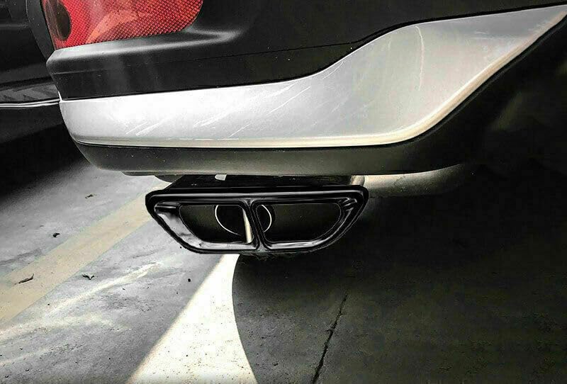 ya 4 8.8 Suitable for Honda CR-V CRV 20-22 Black Steel Rear Exhaust Muffler tip Pipe Decoration 2X