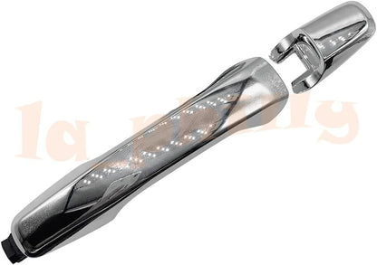 ya 9 10.24 Front/Rear Exterior Outside Door Handle Chrome Fit for 11-17 for Ford Explorer Edge