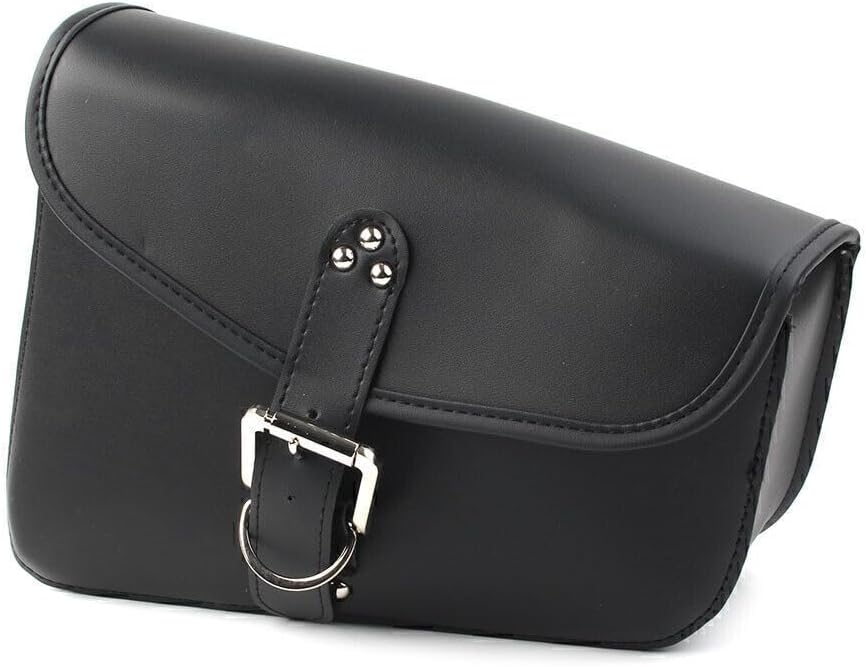 ya 11 9.14 baidifor Harley-Davidson Sportster XL883 XL1200 Right Side PU Leather Saddlebag Bag