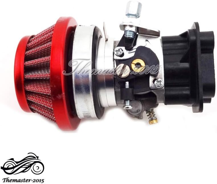 ya 6 8.24 baidi 15mm Carburetor Air Filter Alloy Stack Kit 33cc 43cc 49cc Gas Scooter Goped EVO