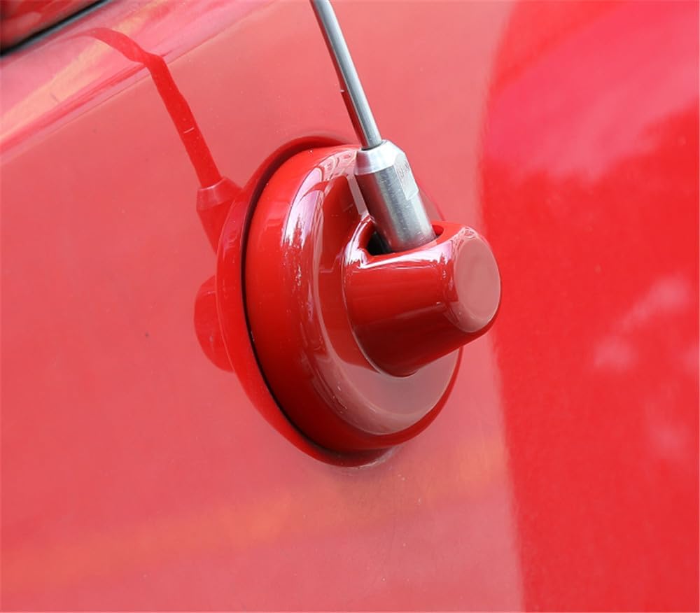 ya 10 9.16 baidi Red Chrome Antenna Base Cover Trim for 2007-2018 for Jeep for Wrangler JK Accessories