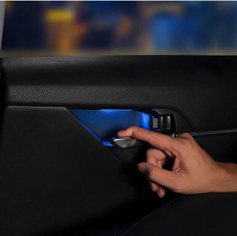 ya 14 9.20 zhengce LED four door bowl decorative light atmospheric suitable for Toyota Camry 2-1