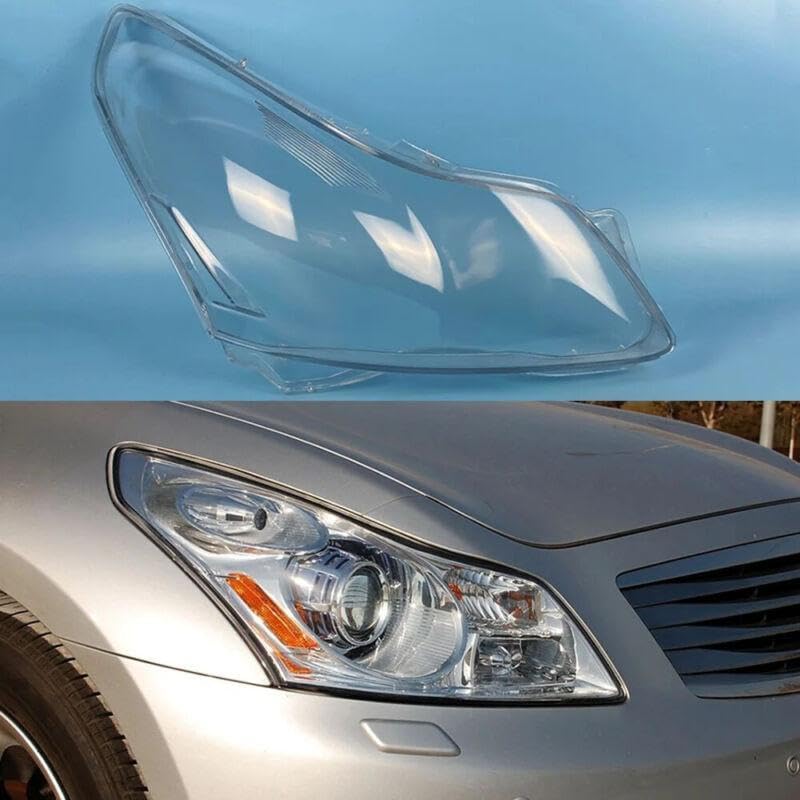 ya 4 8.14 Applicable to for Infiniti G25 G35 2007-10 Right side headlight lens cover + sealant 