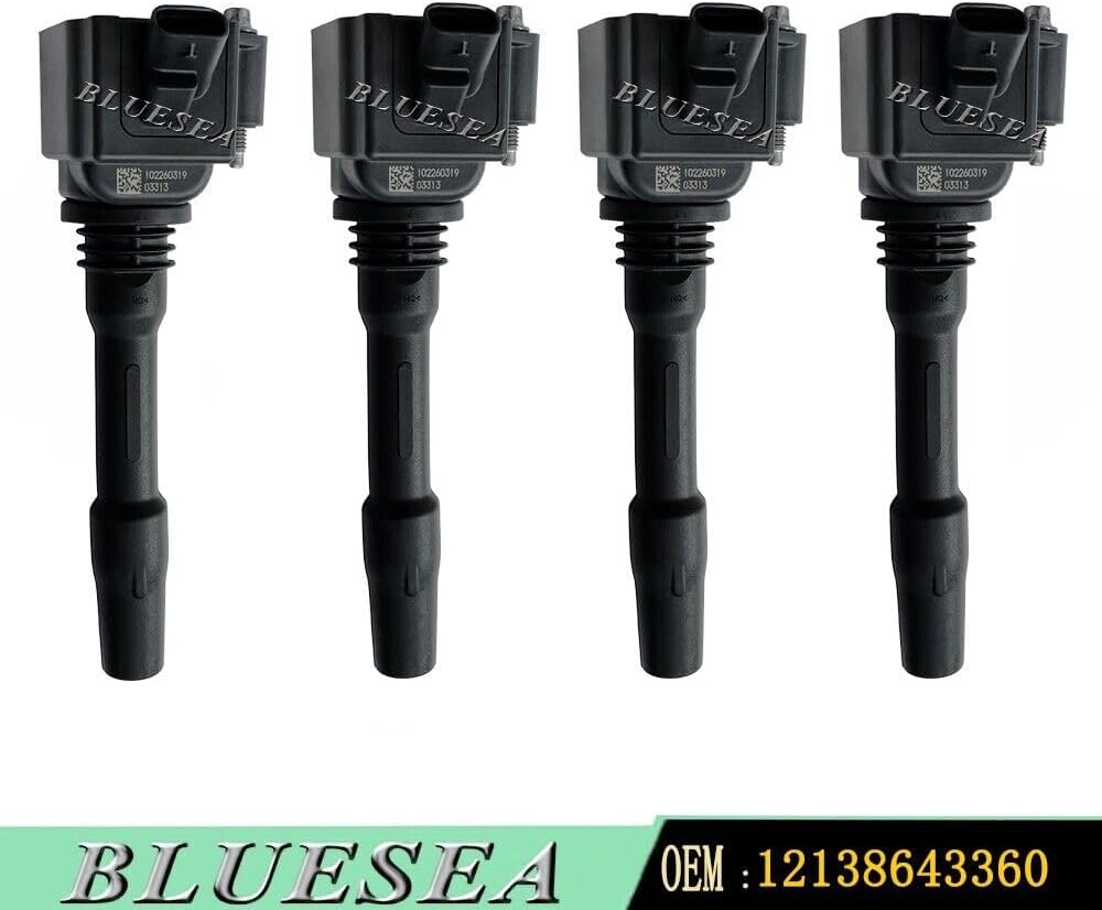 ya 4 8.24 baidi 4pcs set 12138643360 ignition coil for BMW 230i 330e 430i 530e 740e X1