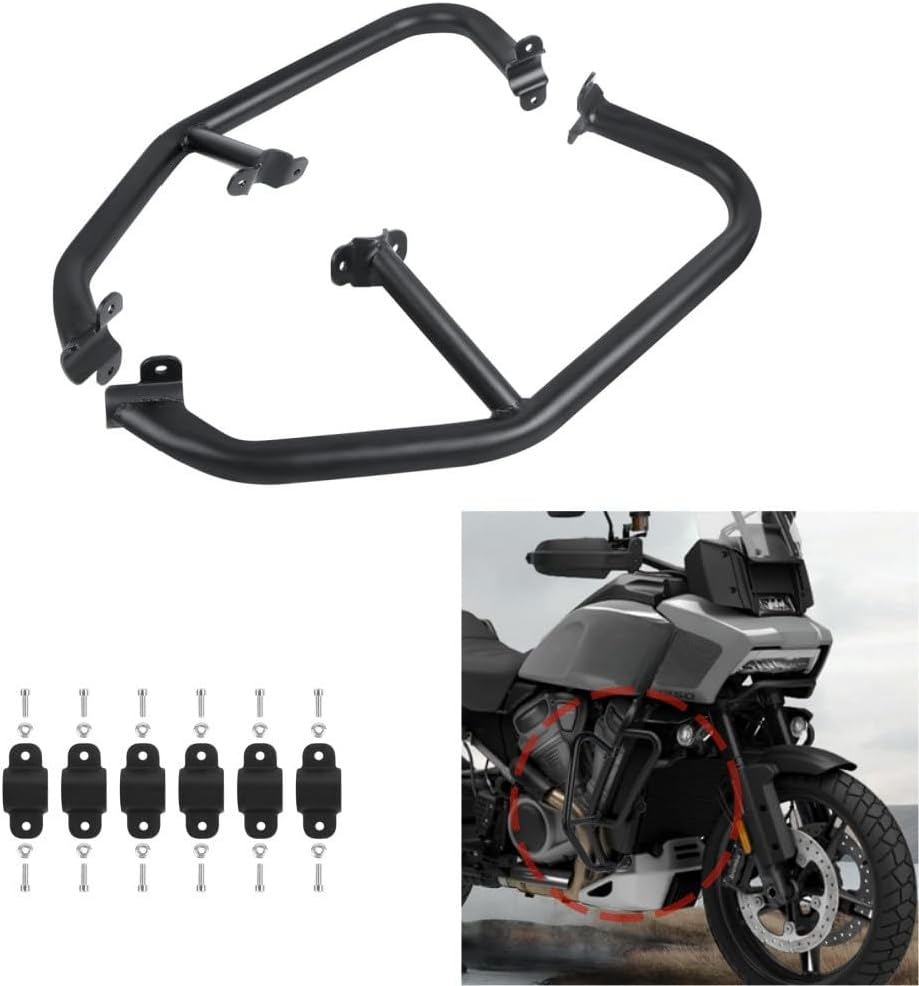 ya 13 9.15 baidi Black Steel Engine Guard Highway Collision Bar for PAN America 1250 RA1250 PA1250-