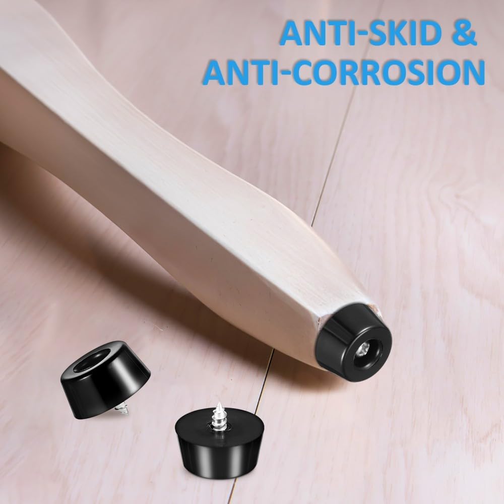 ya 26 10.21 baidi Rubber Feet for Cutting Board with Stainless Steel Screws Non Slip Rubber