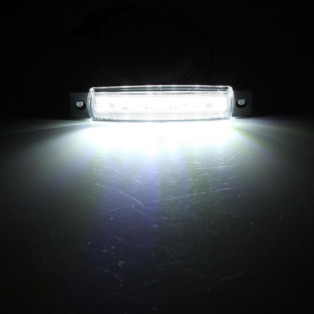 ya 13 9.15 baidi 2 Pcs Side Indicator Light Trailer Lighting Stop Tail Turn Signal Lights