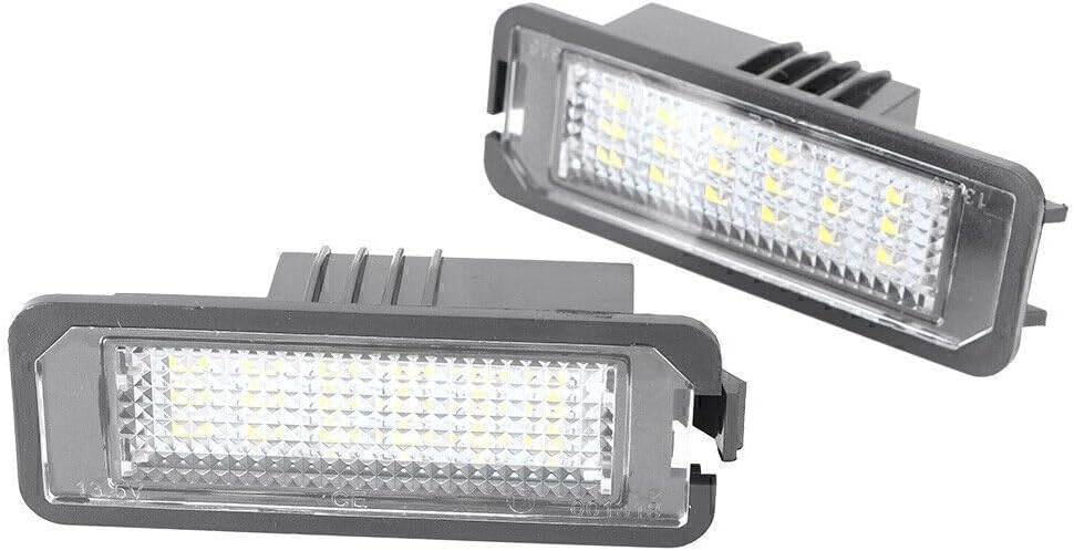 ya 4 8.8 2x Fit for VW Golf MK4 5 6 Passat EOS Polo LED Rear License Number Plate White Light