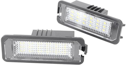 ya 13 9.15 baidi 2x Fit for VW Golf MK4 5 6 Passat EOS Polo LED Rear License Number Plate Wh