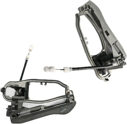 ya 9 10.24 2X Exterior Door Handle Carrier Rear Left & Right Side Outside for BMW for X5 E53