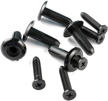 ya 27 10.13 baidi 10 x Front Bumper Push Type Retainer Clips Fits for Mitsubishi Eclipse Plastic Black
