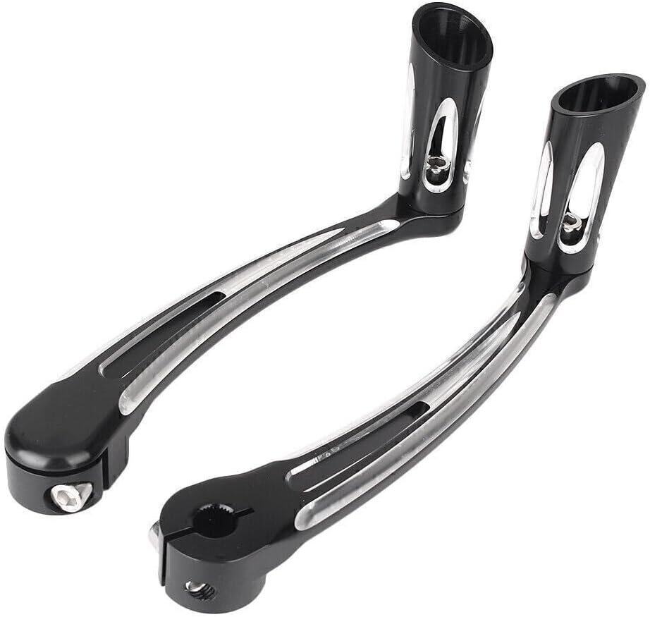 ya 5 8.10 2X Brake Pedal Lever Gear Shift Lever for Harley-Davidson FL Softail 2000-16