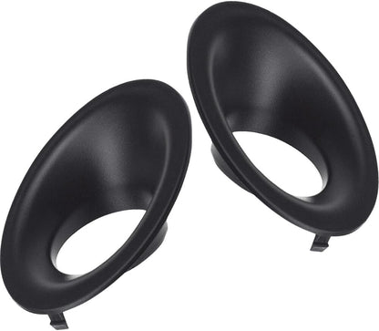 ya 9 10.24 2X Front Fog Light Lamp Cover Bezel Black Left+Right for Challenger 2015-2020