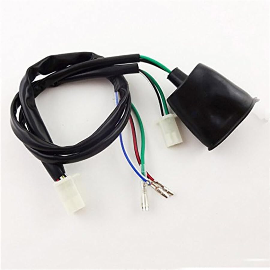 ya 6 8.14 Universal Dirt Pit Bike Wiring Harness Kill Switch Ignition Coil CDI Set 150cc