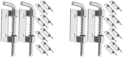 ya 26 10.21 baidi 2 Pack Spring Hin Baby Stainless Steel Bolt Clamps Trailer Door Latch
