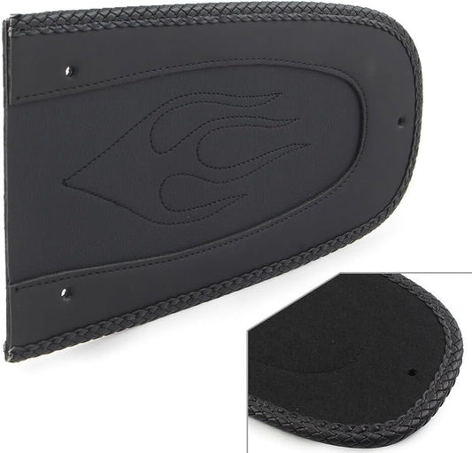 ya 4 8.10 Black Flame Solo for SEAT Rear Fender Bib for Harley Touring Electra Glide Road King
